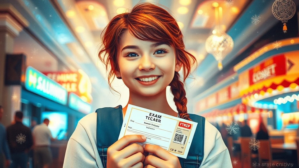 수능 후 수험생 할인 혜택 총정리 (watercolor 스타일)