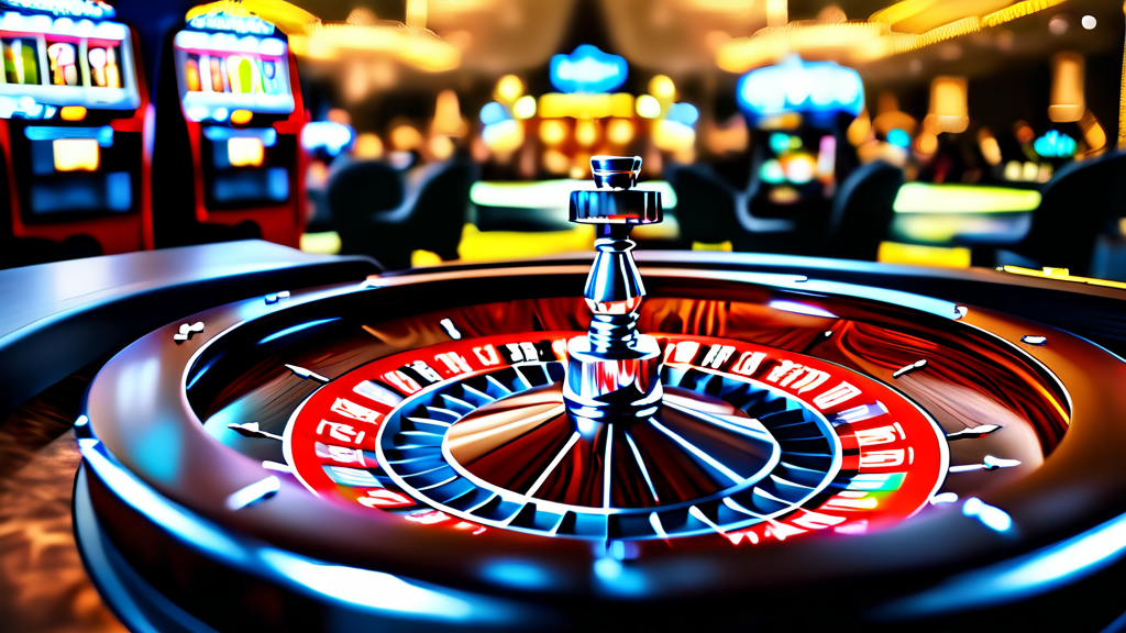 룰렛 게임의 다양한 활용 목적 (realistic 스타일)