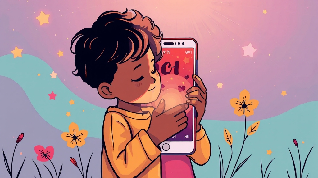 사이버 불링 예방 및 대책 (illustration 스타일)