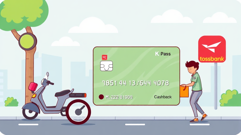 K패스 체크카드 발급 조건 및 신청 방법 알아보기 (cartoon 스타일)
