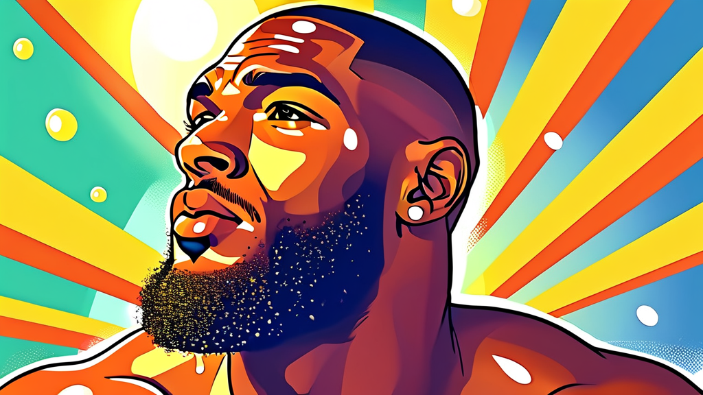 자외선 차단, 수분 공급: 피부 건강을 지키는 핵심 습관 (cartoon 스타일)