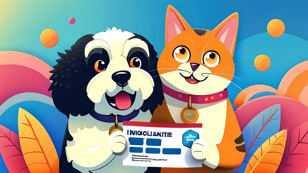 펫보험, 이것만 알면 보험료 절약 가능! (cartoon 스타일)