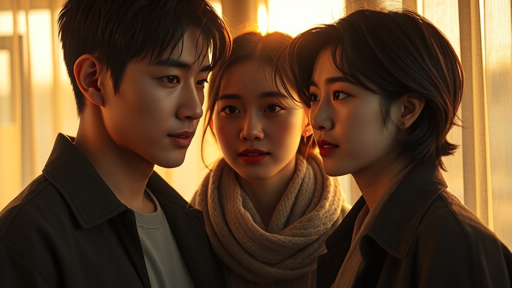 주요 인물 관계도 (realistic 스타일)
