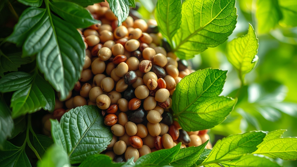 식물성 단백질, 건강에 미치는 효과 (realistic 스타일)