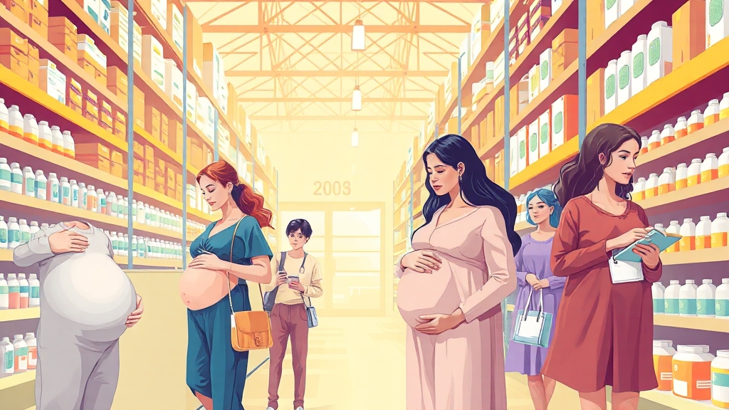 창고형 약국 이용 시 주의사항 (illustration 스타일)