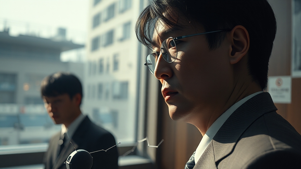 검찰 내부, 갈등 심화되다 (realistic 스타일)