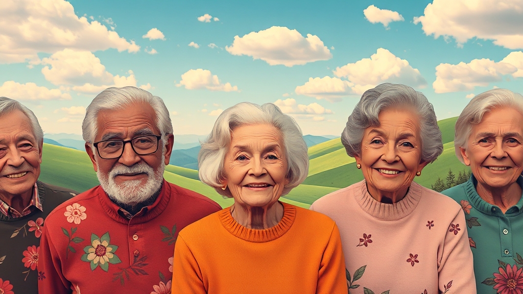기초연금, 왜 중요할까요? (popart 스타일)