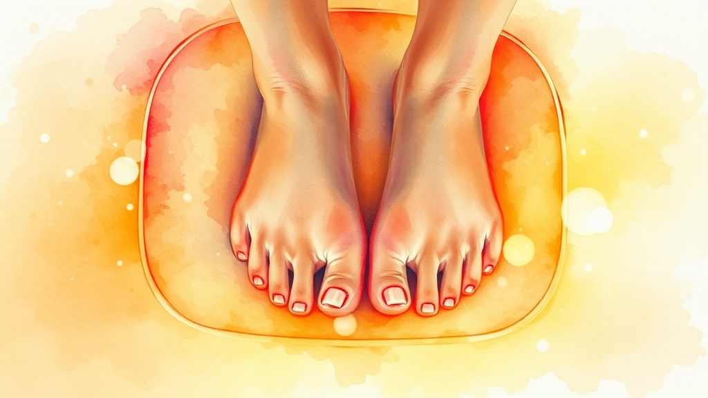 족저근막염, 예방 운동은 무엇이 있을까요? (watercolor 스타일)