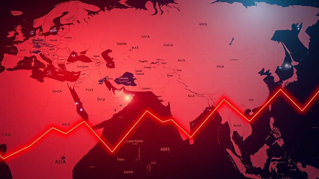 글로벌 경제, 국제 정세 (realistic 스타일)