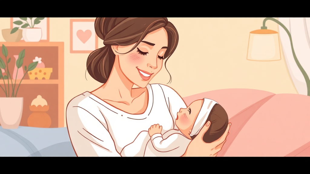 영유아기: 눈맞춤과 노래 (illustration 스타일)