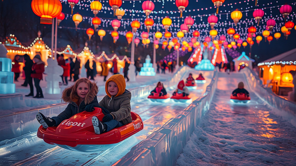 빙등제 관련 체험 활동 (realistic 스타일)