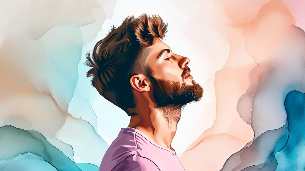 무료 검진으로 알아보는 전립선 건강 관리 (watercolor 스타일)