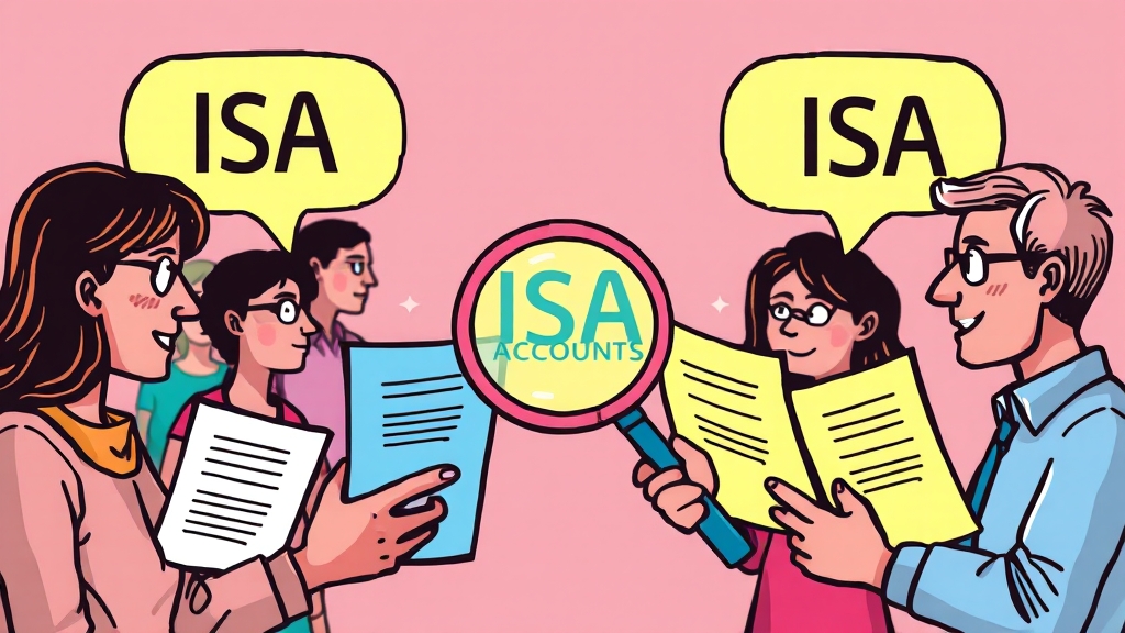 ISA 계좌 관련 FAQ (cartoon 스타일)