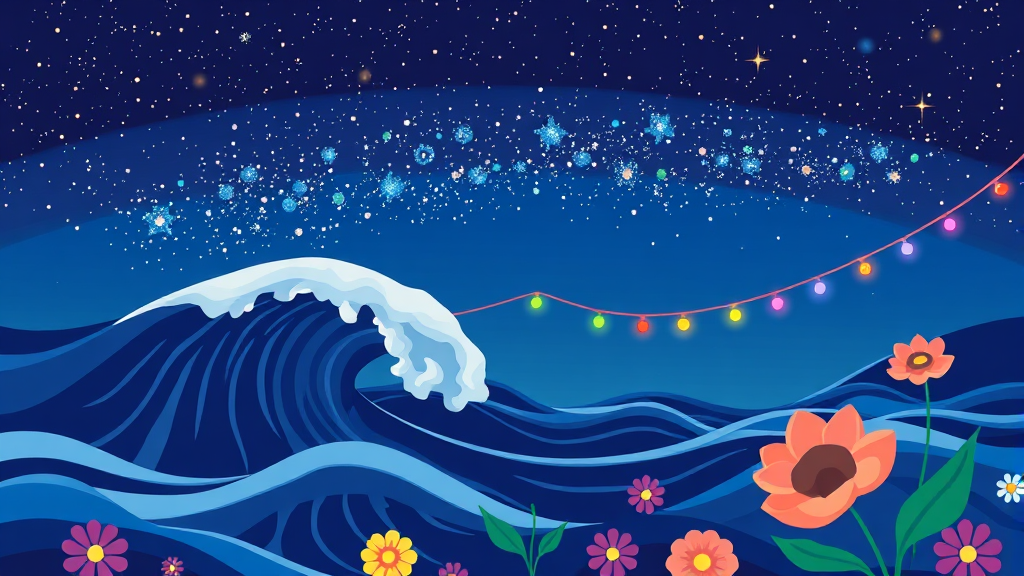 구남로, 빛의 향연 (cartoon 스타일)