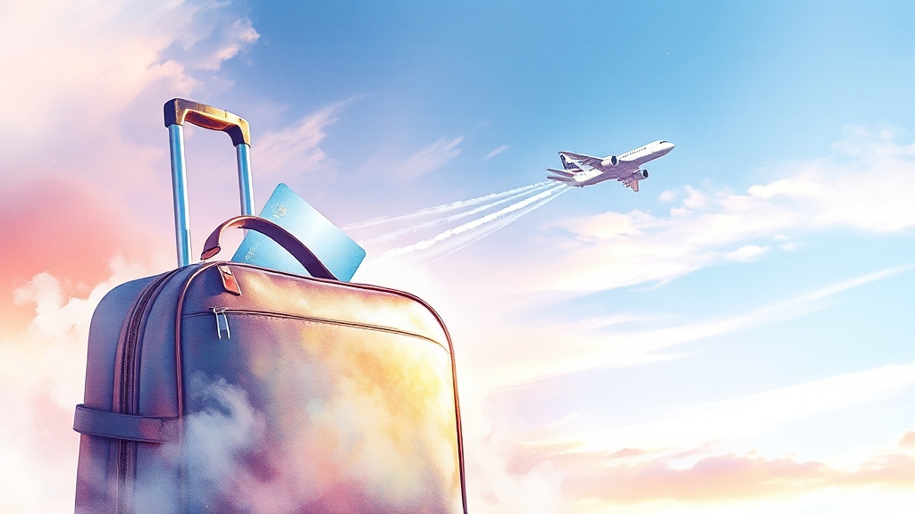 스카이패스 마일리지 카드, 똑똑하게 활용하세요! (watercolor 스타일)