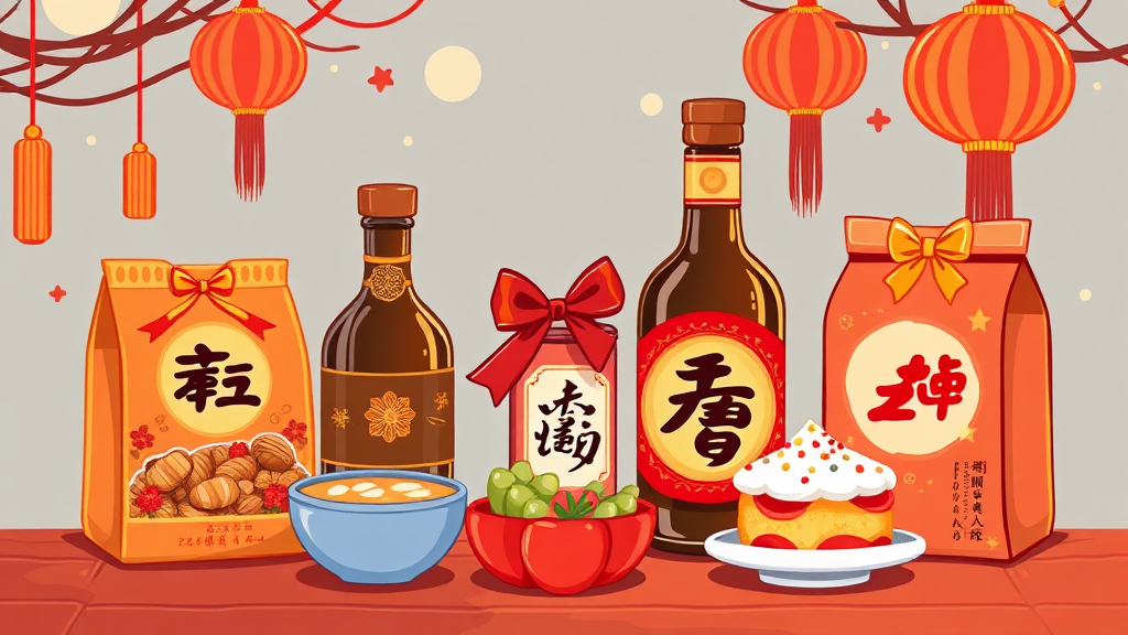 가성비 설날 선물세트 추천 (cartoon 스타일)