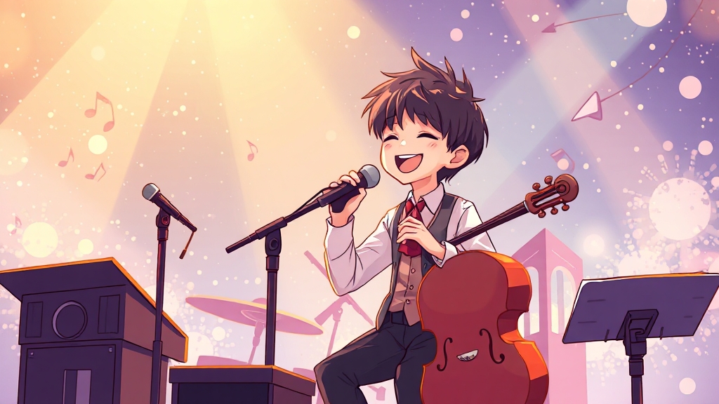 마비노기 모바일 음악과 개발자 이야기 (cartoon 스타일)