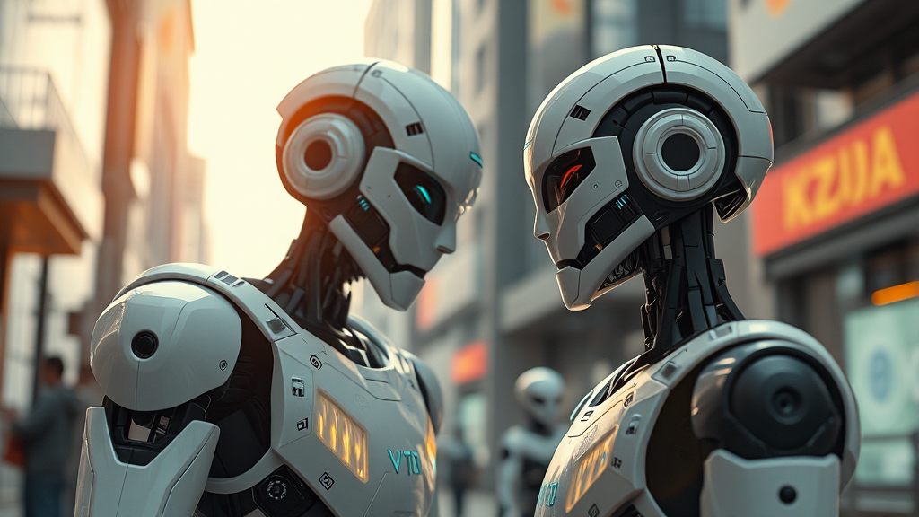 휴머노이드 로봇 기술 동향 및 투자 분석 (realistic 스타일)