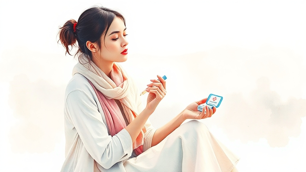 저혈당 발생 시, 이렇게 대처하세요! (watercolor 스타일)