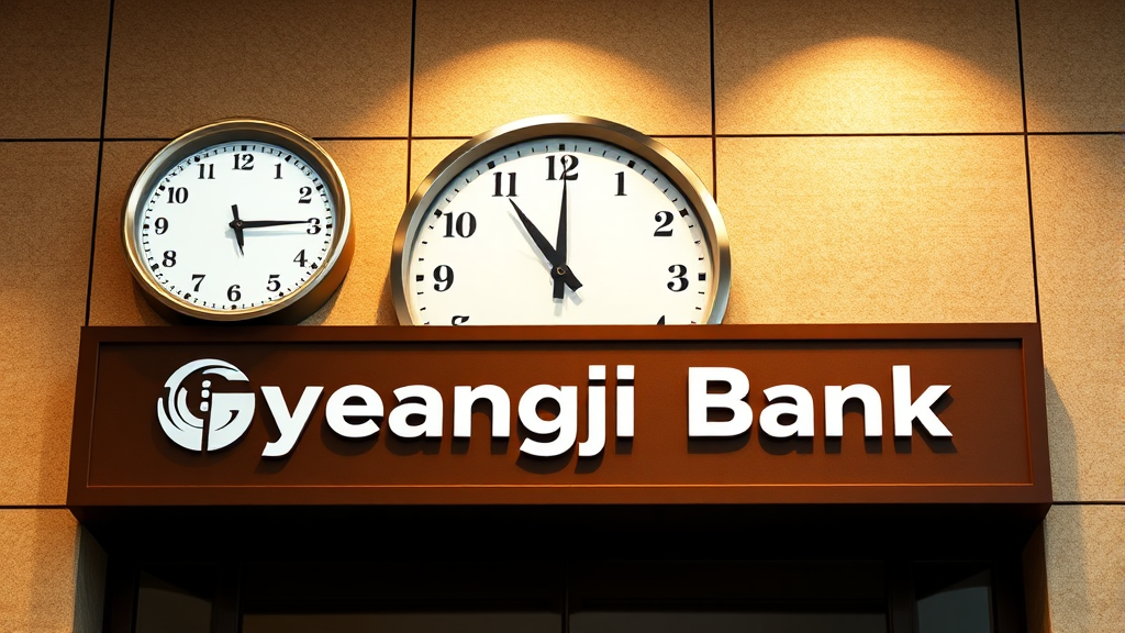 이용 시간 및 점검 시간 (realistic 스타일)