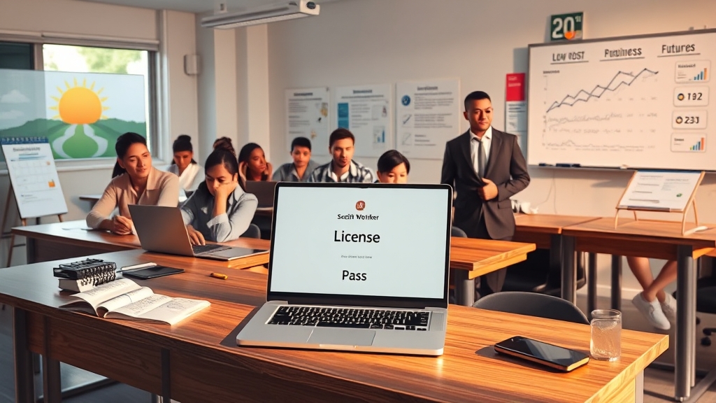 학점은행제로 자격증 쉽게 취득 (realistic 스타일)