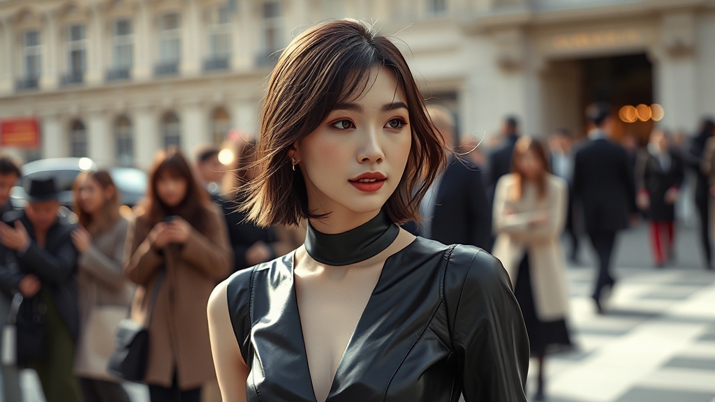 패션 스타일 및 영향력 (realistic 스타일)