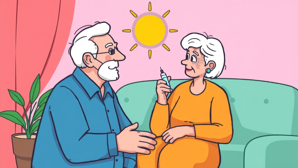 지역별 대상포진 예방접종 지원 현황 (cartoon 스타일)