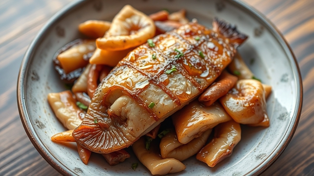 황태채 준비 및 손질법 (realistic 스타일)