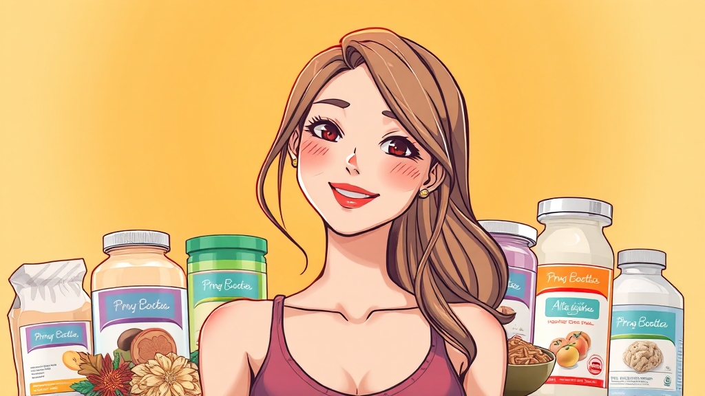 BNR17 유산균 3개월 후 변화 (illustration 스타일)