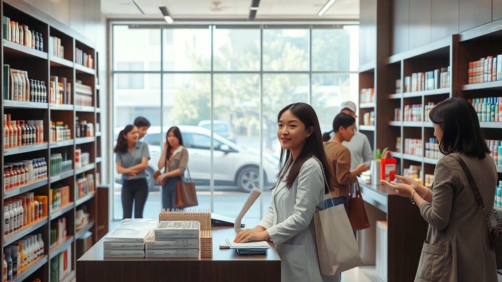 위치 및 영업 정보 (메가팩토리 약국) (realistic 스타일)