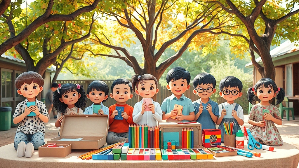 어린이날 선물 추천 & 쇼핑 꿀팁 (realistic 스타일)