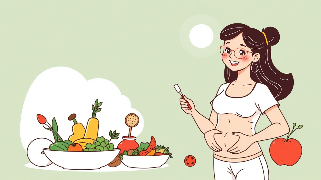 건강한 다이어트 방법 (위고비 병행 시) (illustration 스타일)