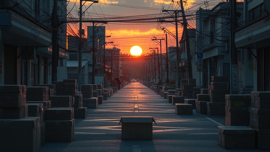 새벽 배송 금지, 예상되는 손실은? (realistic 스타일)