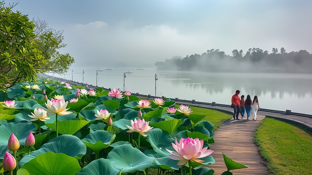 팔당 물안개공원 위치 & 특징 (realistic 스타일)