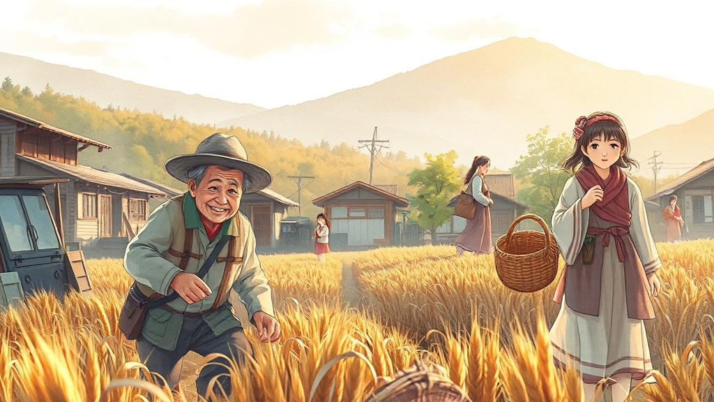 전원일기가 남긴 문화적 유산 (illustration 스타일)