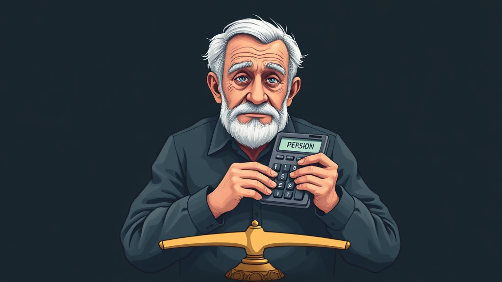 조기수령 시 연금액 감액 기준 및 계산 (illustration 스타일)