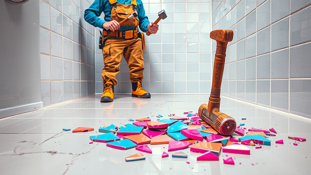 타일 손상? 유형별 해결책! (popart 스타일)