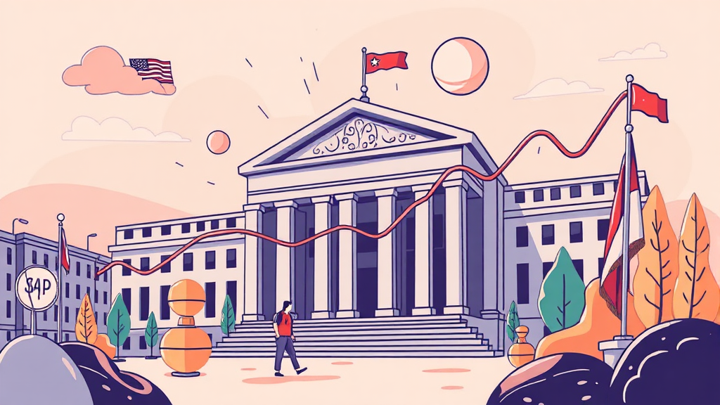 미국 연준 금리 인하: 경제 전망과 투자 전략 A to Z 9 금리 정책 변화에 따른 시장 전망 및 유의사항 (illustration 스타일)