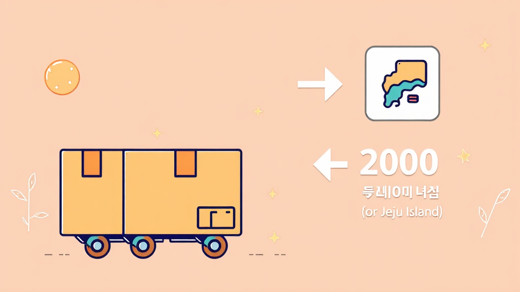 택배 요금 완벽 안내 (illustration 스타일)