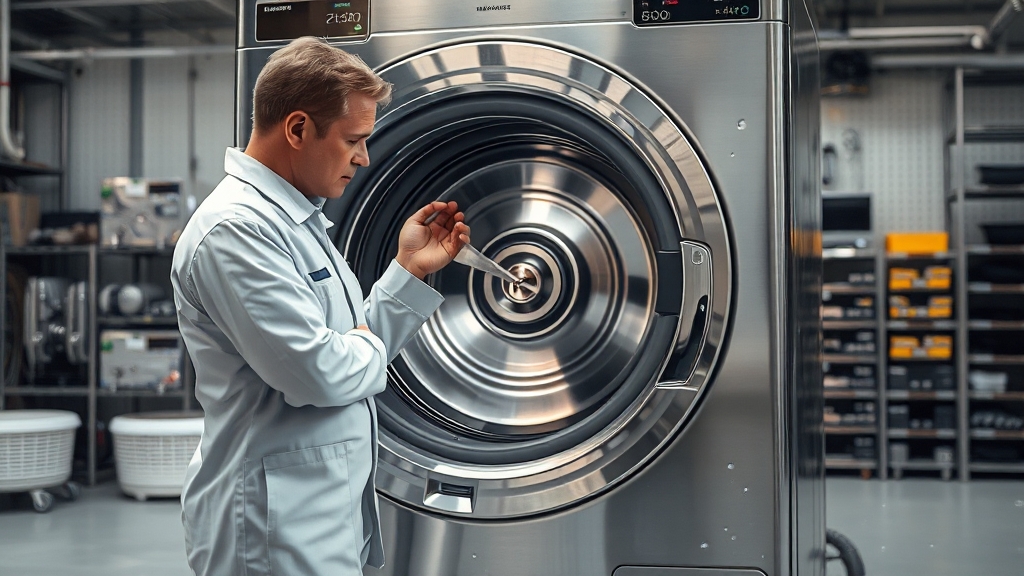 드럼세탁기 소음 원인 & 해결 (realistic 스타일)