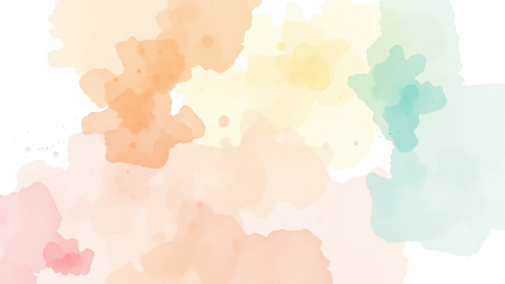 주의사항 및 부작용: 안전한 건강 관리 (watercolor 스타일)