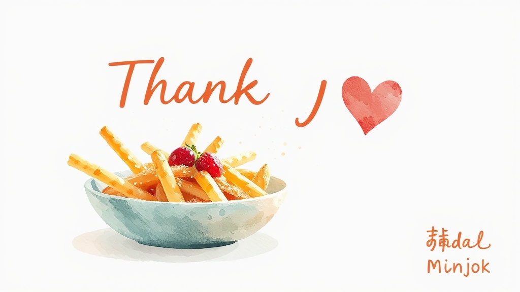 리뷰 관리, 고객 신뢰를 쌓으세요! (watercolor 스타일)