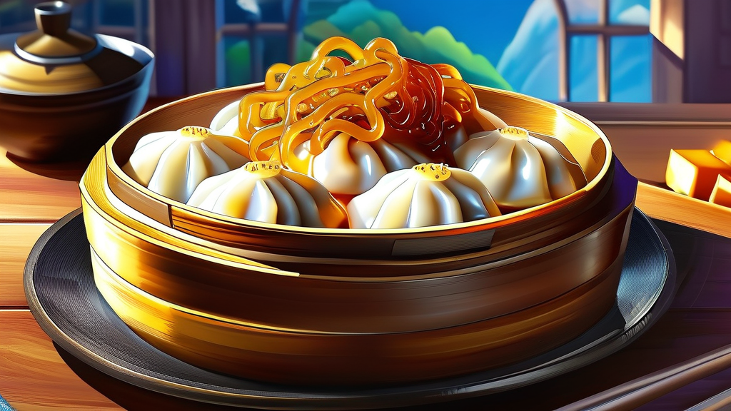 부산 기장 만두 맛집: 유석향 만두집 (realistic 스타일)