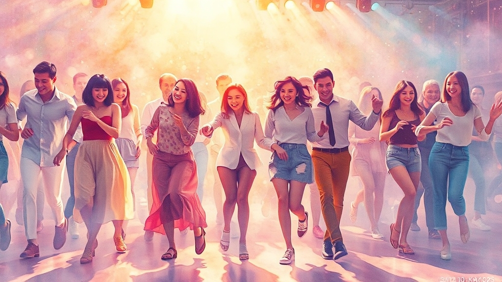 라인댄스란 무엇일까요? (watercolor 스타일)