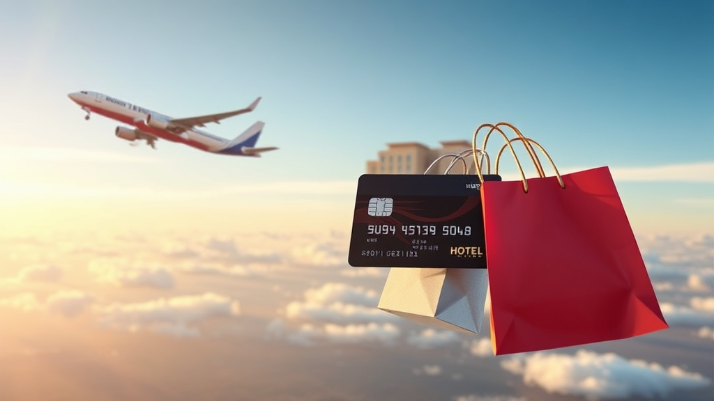 마일리지 적립 방법: 비행 & 제휴 혜택 (realistic 스타일)