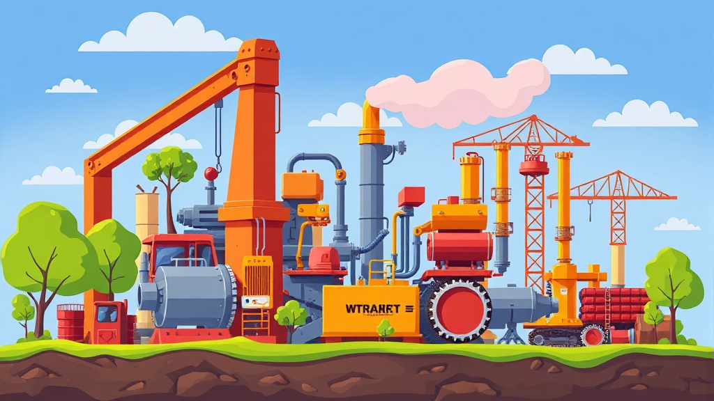 트럼프 제조업 부활 정책의 지속 가능성과 과제 (cartoon 스타일)