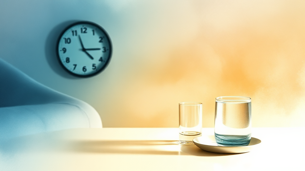 검진 전 주의사항 (watercolor 스타일)