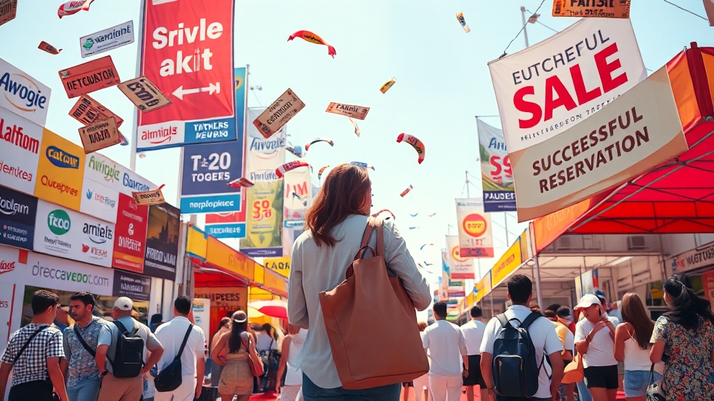 숙박세일페스타 참여 플랫폼 및 예약 팁 (realistic 스타일)