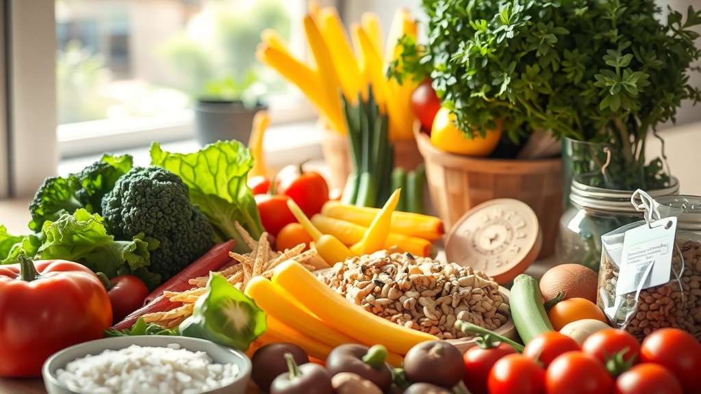 혈당 스파이크 예방 식습관 (realistic 스타일)