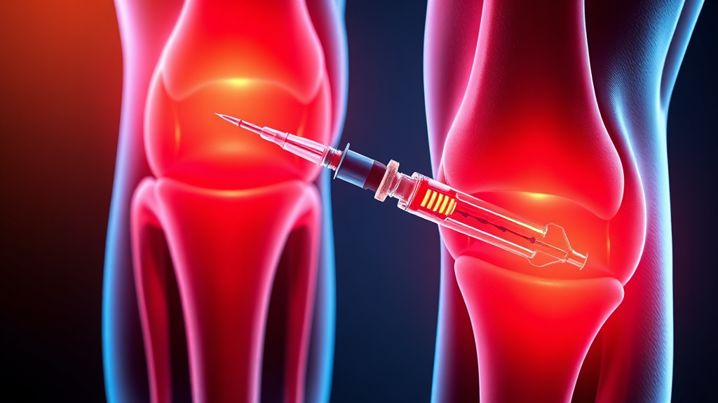 무릎 줄기세포 주사, 나에게 맞는 선택일까? (realistic 스타일)